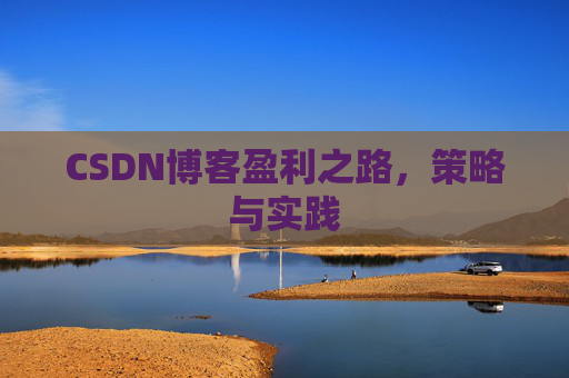CSDN博客盈利之路，策略与实践